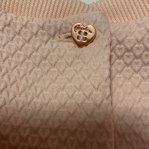 Ted Baker Baby Pink Dress Short Ruffle Sleeves - Picture 9 of 13